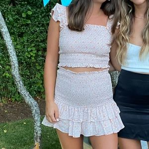 Medium pink cotton candy LA set